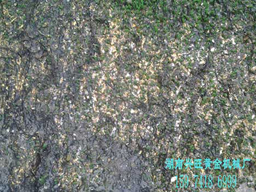 剛果金-采金船-收金現場